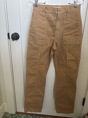 Madewell Tan Cargo Utility Pants